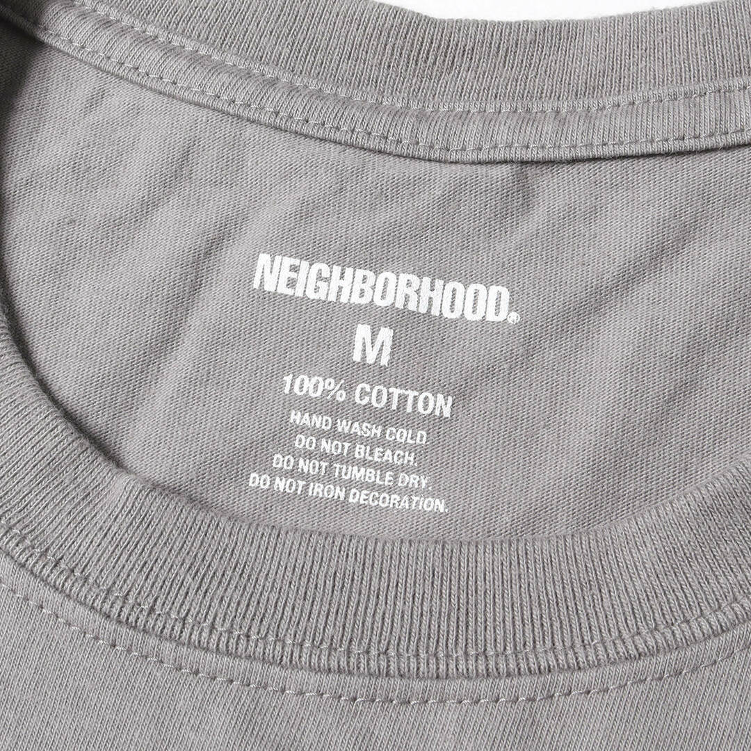 neighborhood 2023SS LOGO TEE ブルーグレイ XL