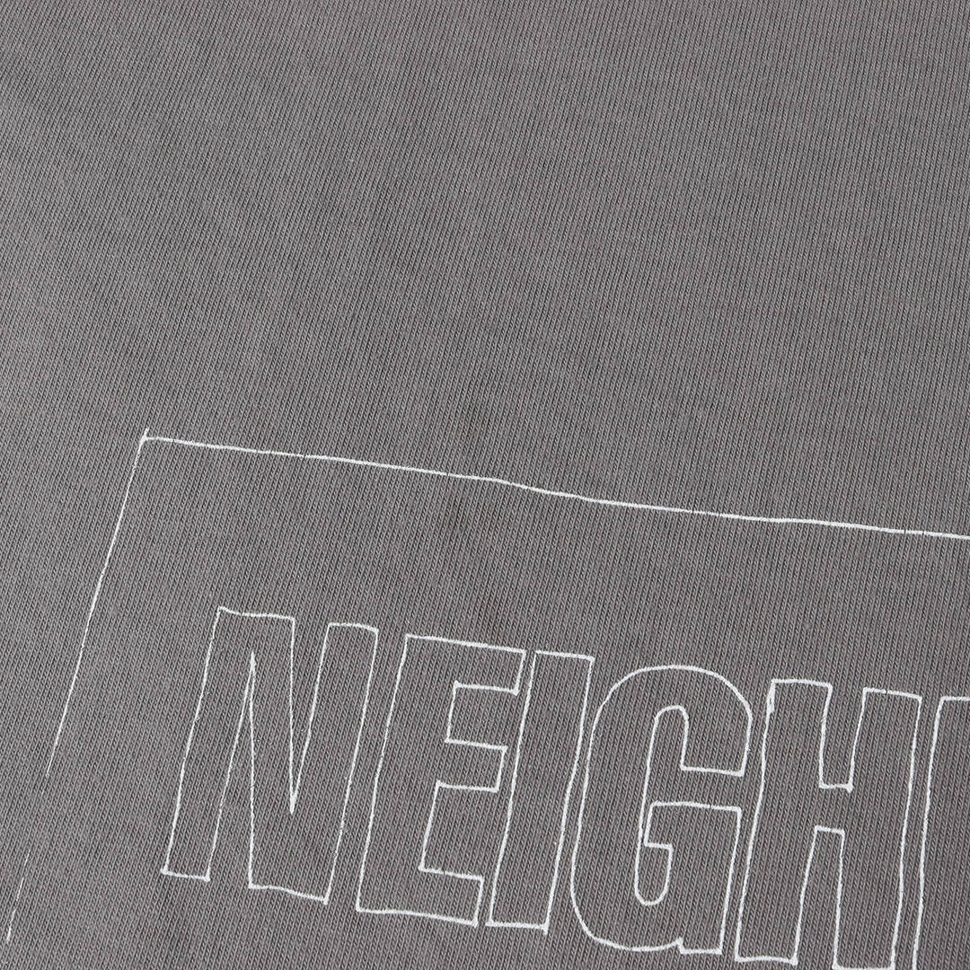 NEIGHBORHOOD ネイバーフッド Tシャツ サイズ:M 22SS ボックスロゴ クルーネック 半袖 Tシャツ NH-14 / C-TEE. SS チャコール トップス カットソー 【メンズ】 5