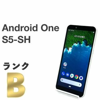 シャープ(SHARP)のAndroid One S5 S5-SH クールシルバー SIMロック解除済 ⑥(スマートフォン本体)