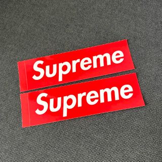 シュプリーム(Supreme)のsupreme シュプリーム ステッカー 19×5.7センチ(ステッカー)