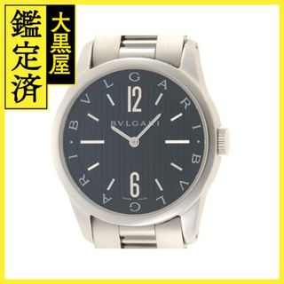 ブルガリ(BVLGARI)のブルガリ　ソロテンポ　ST37S　クオーツ　メンズ　ブラック【436】(金属ベルト)