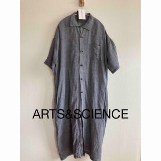 アーツアンドサイエンス(ARTS&SCIENCE)のアーツアンドサイエンス  ロングシャツ　ワンピース　羽織り(ロングワンピース/マキシワンピース)