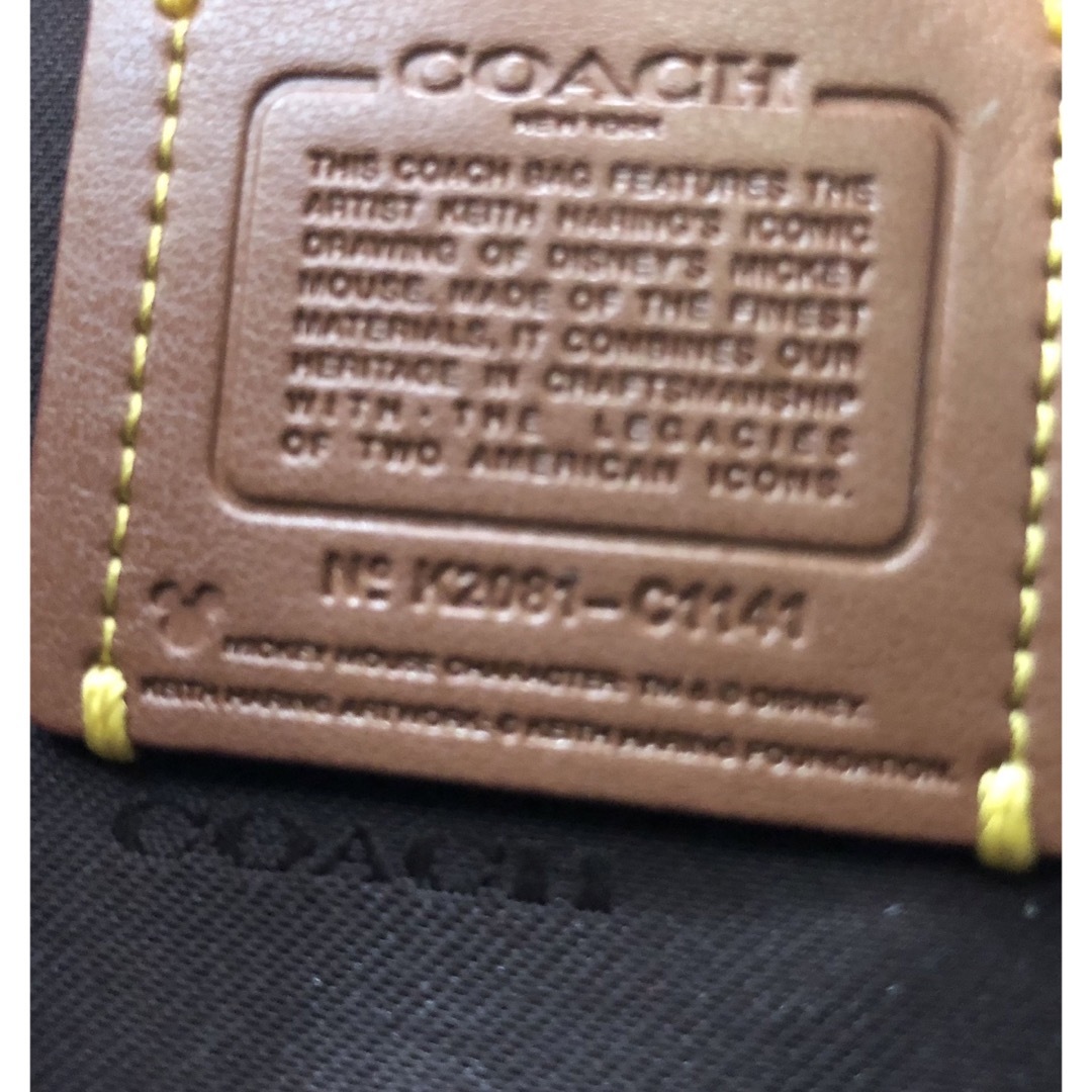 【新品】COACH コーチ クロスボディ ミッキー キース ヘリング レッド