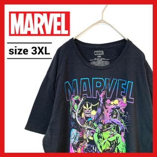 マーベル(MARVEL)の90s 古着 マーベル Tシャツ ビッグプリント オーバーサイズ 3XL (Tシャツ/カットソー(半袖/袖なし))