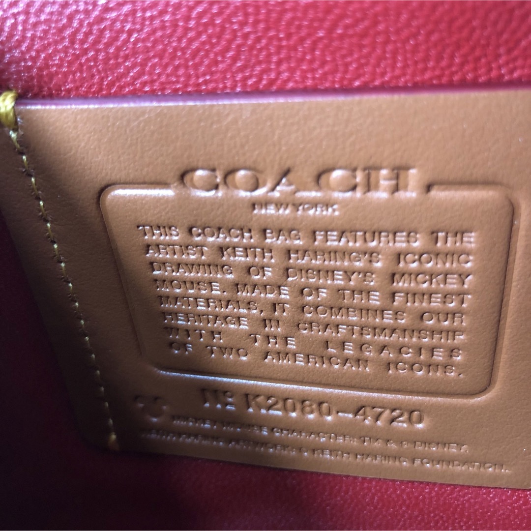 【新品】COACH ミッキー キース ヘリング キスロック バッグ ブラック 3