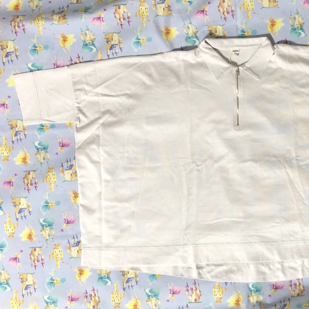 新品未使用　45r フォーティファイブアール　白　七分袖　カットソー　Tシャツ