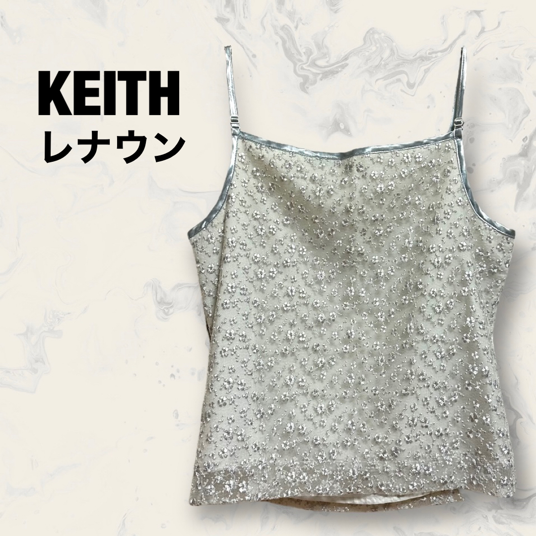 KEITH】キース 花刺繍 キャミソール インナー レナウンの通販 by りぃさshop｜ラクマ