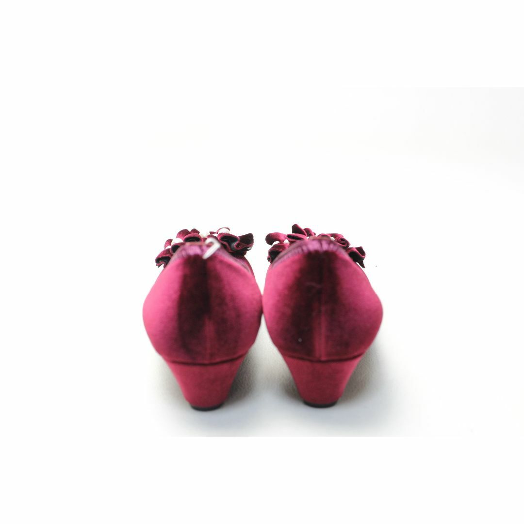 Marie femme(マリーファム)の新品♪マリーファム パールドレープウェッジパンプス(24ｃｍ)WN レディースの靴/シューズ(ハイヒール/パンプス)の商品写真