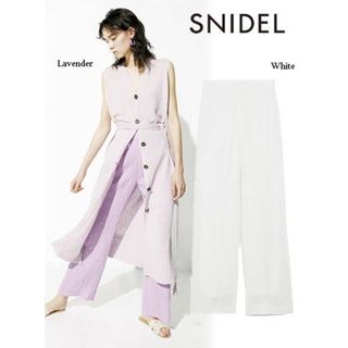 スナイデル(SNIDEL)の¥12100新品スナイデルsnidelパンツしろmilaowenfrayid(カジュアルパンツ)