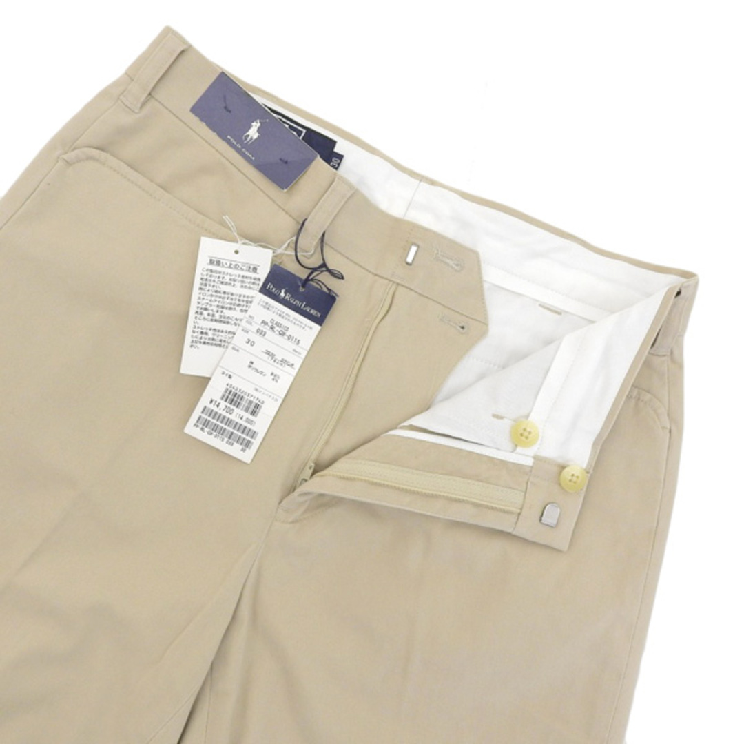 POLO RALPH LAUREN(ポロラルフローレン)の未使用 ポロラルフローレン POLO RALPH LAUREN チノパン メンズ ベージュ size30 Y01762 メンズのパンツ(チノパン)の商品写真