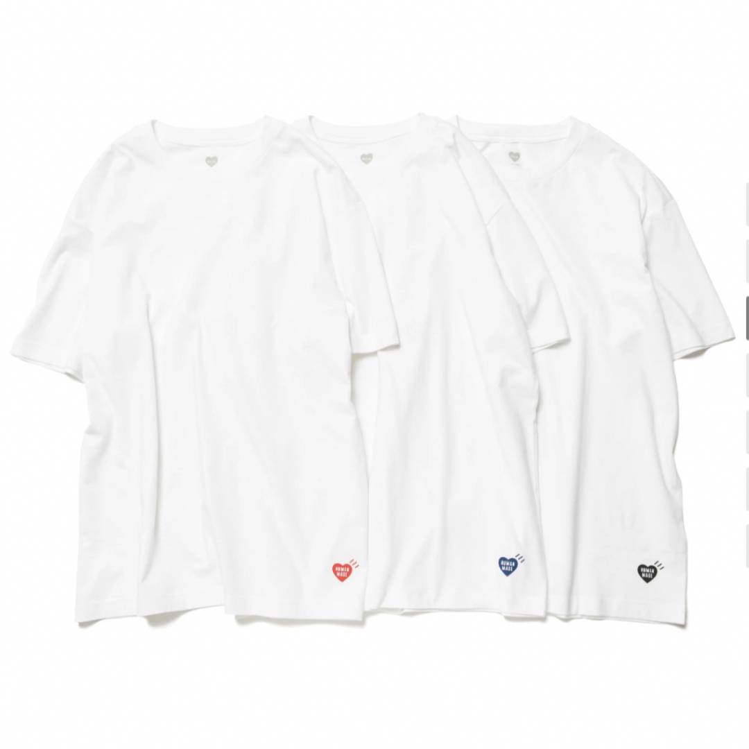 HUMAN MADE(ヒューマンメイド)の⏰週末セール⏰HUMAN MADE ヒューマンメイド Tシャツ　白 メンズのトップス(Tシャツ/カットソー(半袖/袖なし))の商品写真