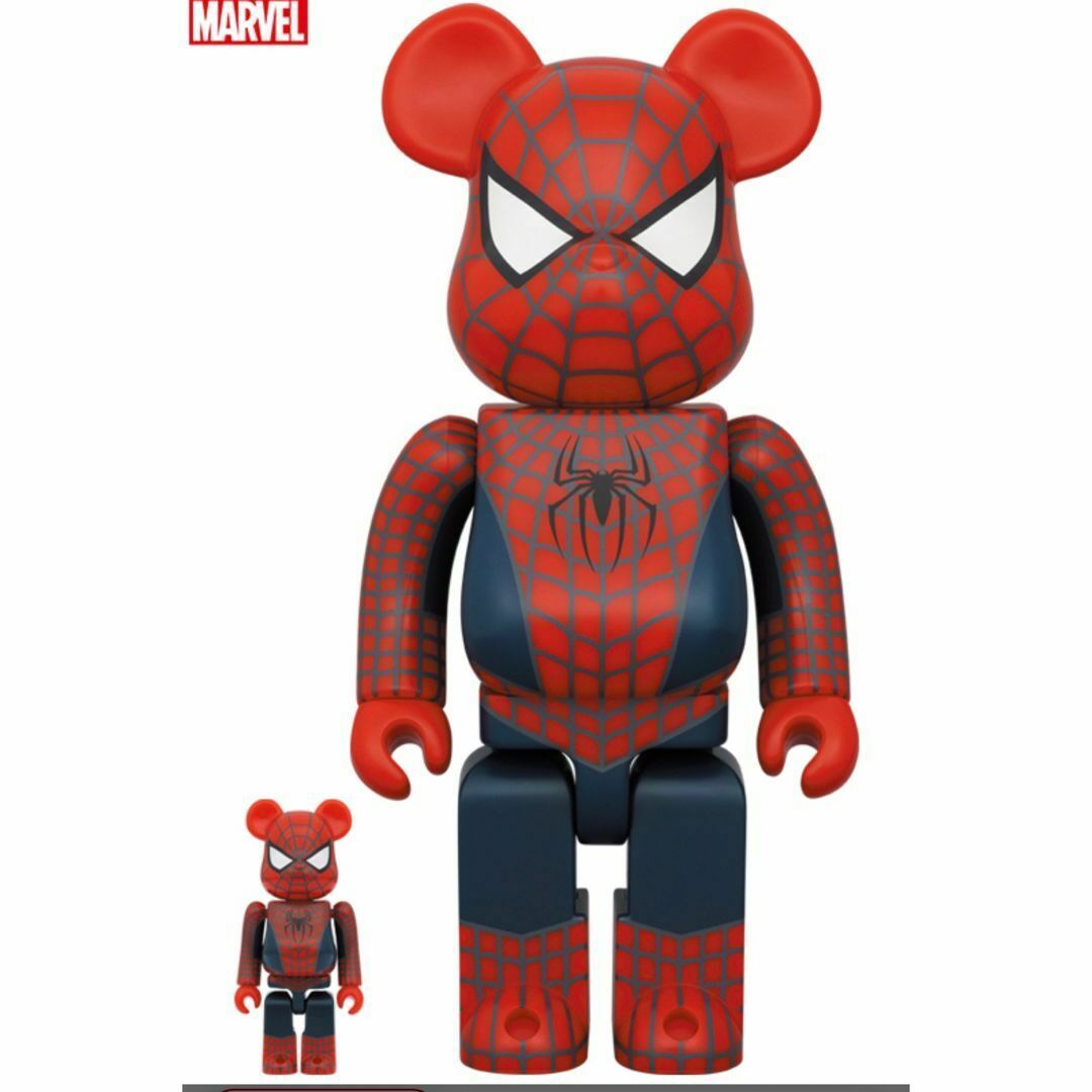 BE@RBRICK FRIENDLY SPIDER-MAN 100％&400％MARVEL