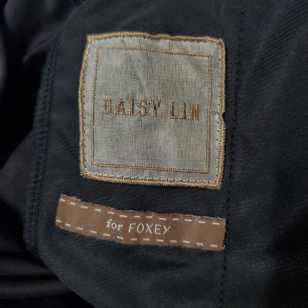 FOXEY(フォクシー)のデイジーリン フォー フォクシー DAISY LIN For FOXEY 裾フリル ワンピース チュニック ブラック size38 31009 Y01799 レディースのトップス(チュニック)の商品写真