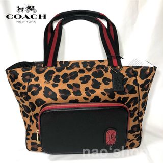 コーチ(COACH)の【新品】COACH コーチ トートバッグ レオパード プリント(トートバッグ)