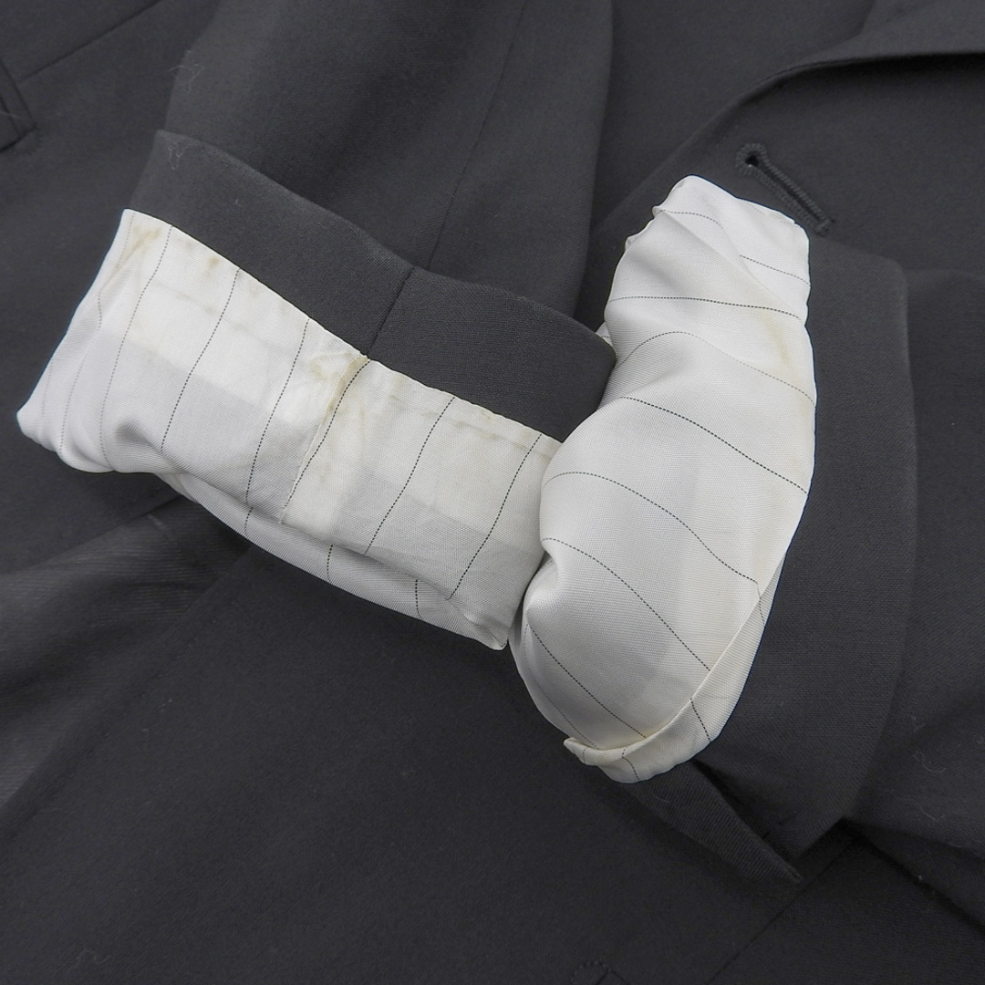 DOLCE&GABBANA(ドルチェアンドガッバーナ)の美品 ドルチェ＆ガッバーナ Dolce&Gabbana ウール 2ボタン シングル スーツ メンズ ブラック Y01804 メンズのスーツ(その他)の商品写真
