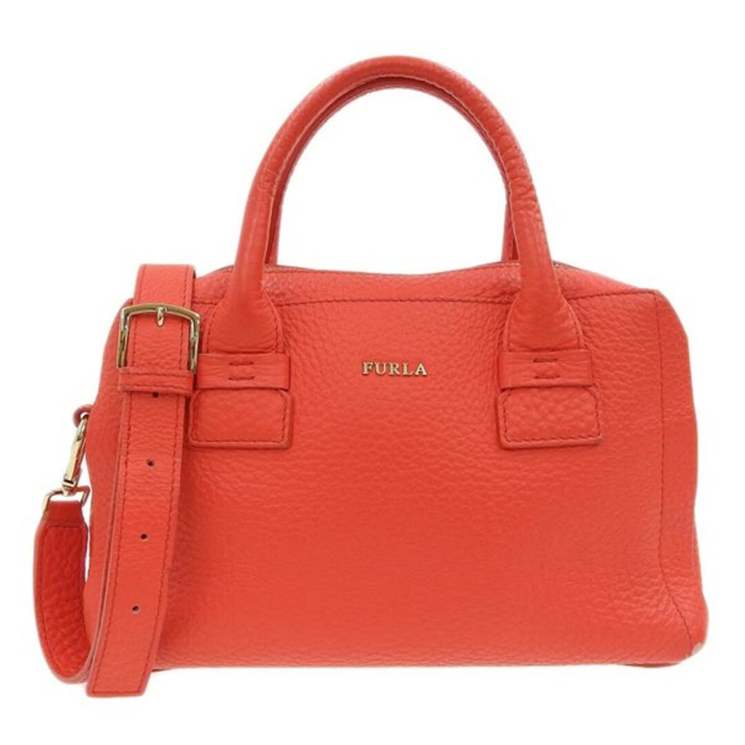 フルラ FURLA カプリッチョ レザー 2WAY ハンドバッグ レッド F6913 Y01897