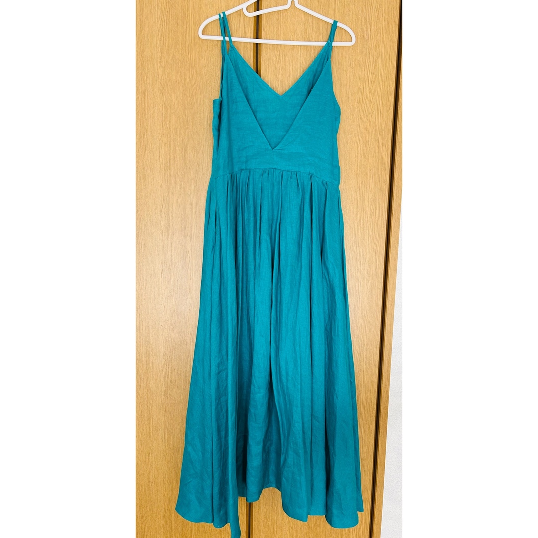 Kristie satin cami style formal dress in emerald Express NZ wide