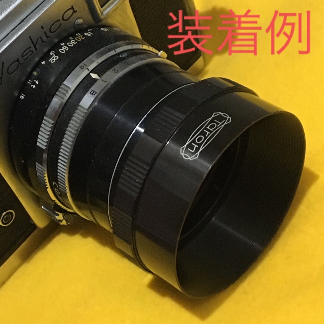 Nikon(ニコン)のTARON ビンテージ 純正メタルフード タロン Φ46mm フード レア スマホ/家電/カメラのカメラ(フィルムカメラ)の商品写真