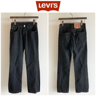 リーバイス(Levi's)のUSA製 ビンテージ リーバイス501 ブラック リメイク デニム パンツ(デニム/ジーンズ)