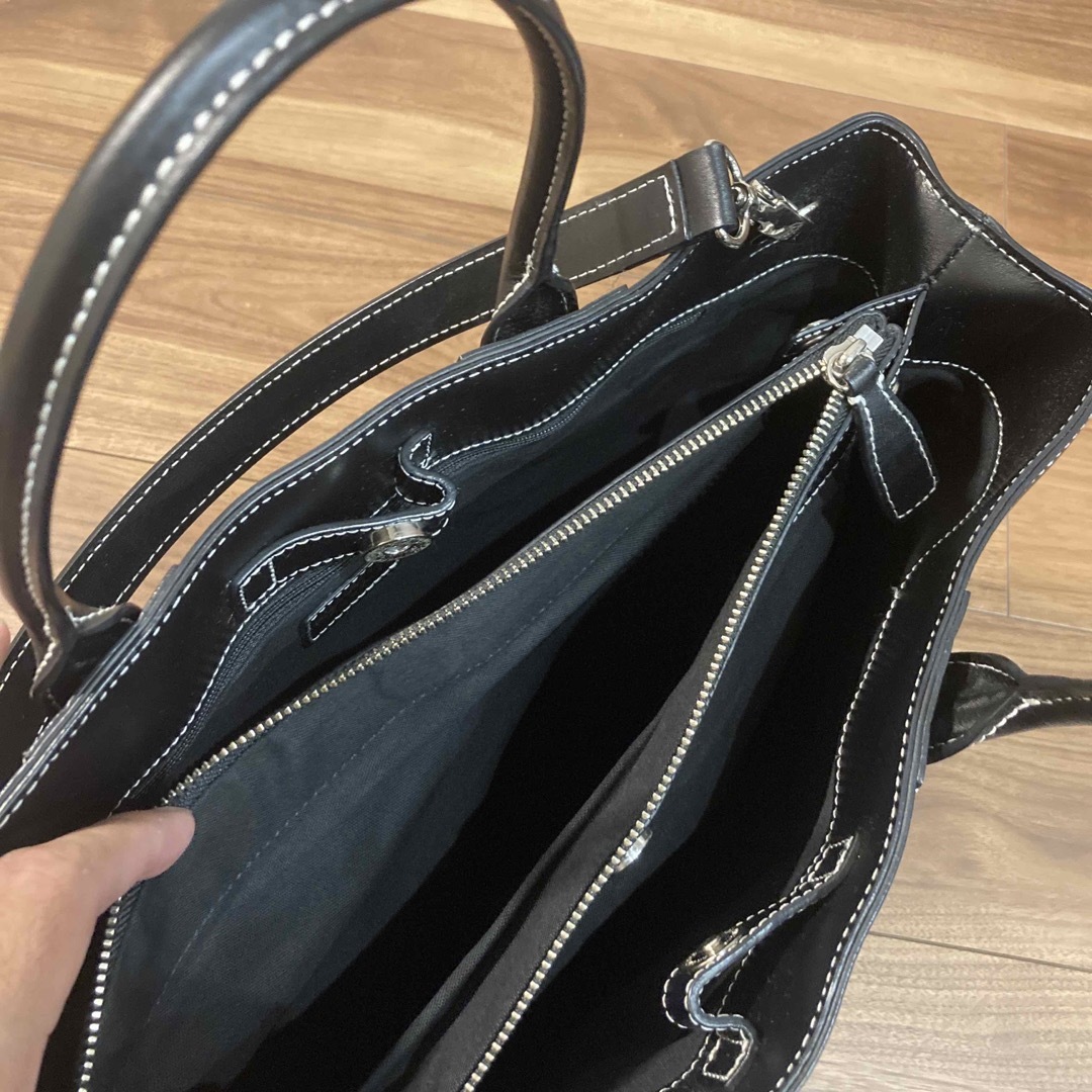 agnes b. - 【極美品】agnes b アニエスベー 本革 レザー トートバッグ