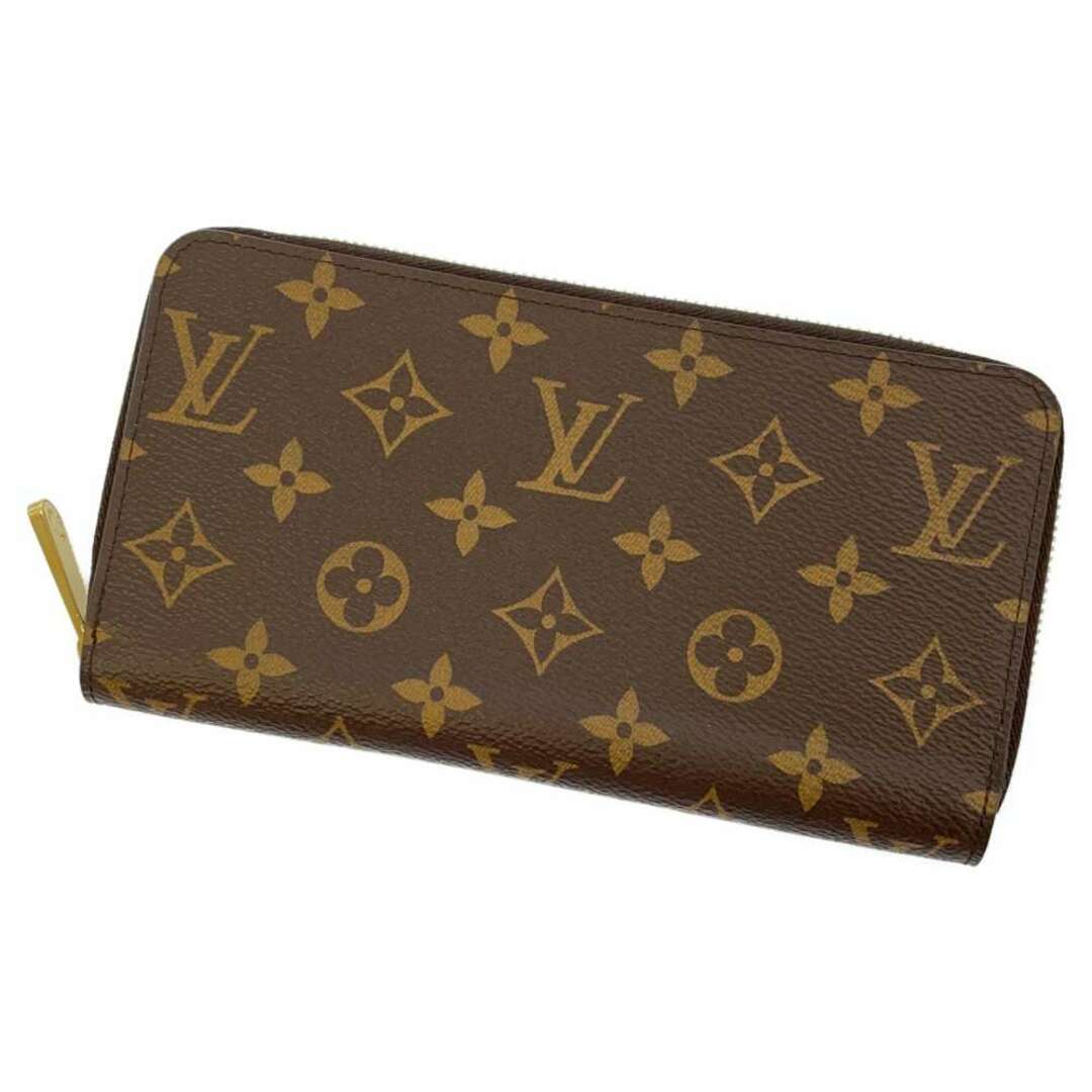 ルイヴィトン 財布 モノグラム 長財布 ジッピーウォレット M42616 LOUIS VUITTON 財布 ブラウン ラウンドファスナー