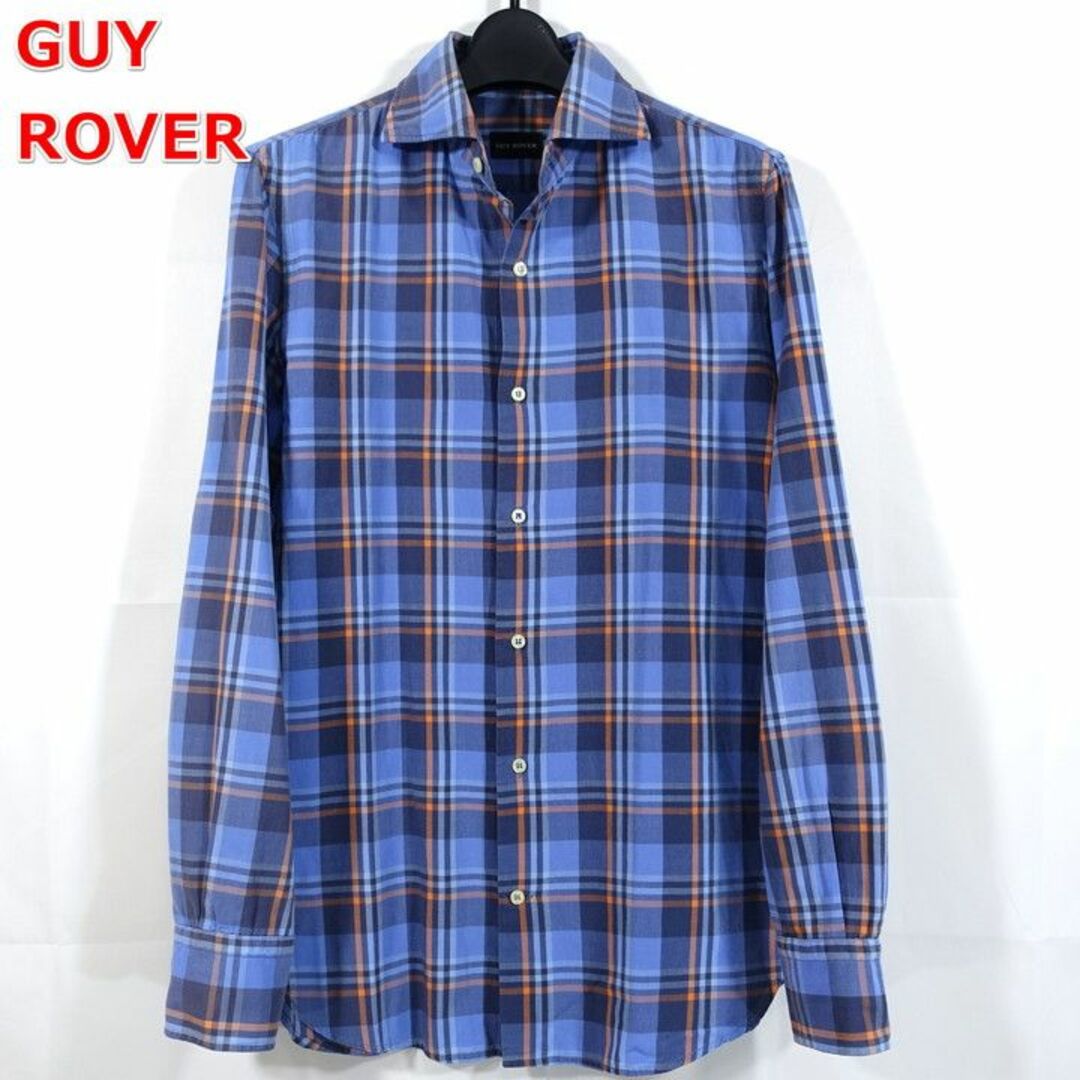 【定番】ギローバー　ホリゾンタルカラーチェックシャツ　GUY ROVER