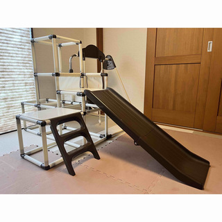 ノナカセイサクショ(NONAKA WORLD)の室内遊具、滑り台、キッズパーク、折りたたみロングスロープ(ベビージム)