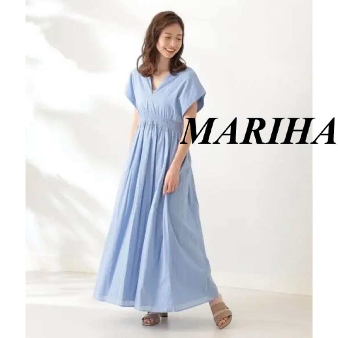 【新品未使用タグ付き】MARIHA 夏の光のドレス　ブルー　完売品　NOBLE