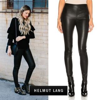 ヘルムートラング(HELMUT LANG)の美品 HELMUT LANG ヘルムートラング レザー パンツ(その他)