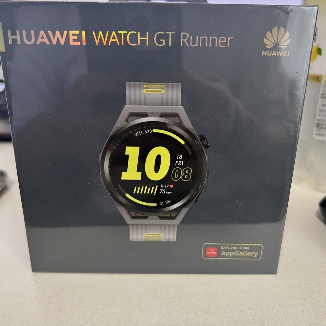 メンズ新品未開封　HUAWEI WATCH GT RUNNER グレー　RUN-B19