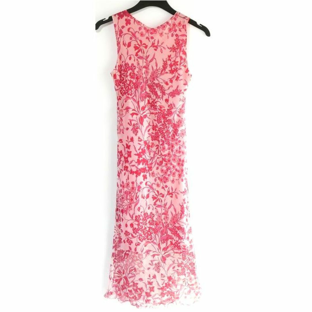 クレシェンド ロングドレス ノースリーブ ドレスワンピース 花柄ワンピース レディースのフォーマル/ドレス(ロングドレス)の商品写真