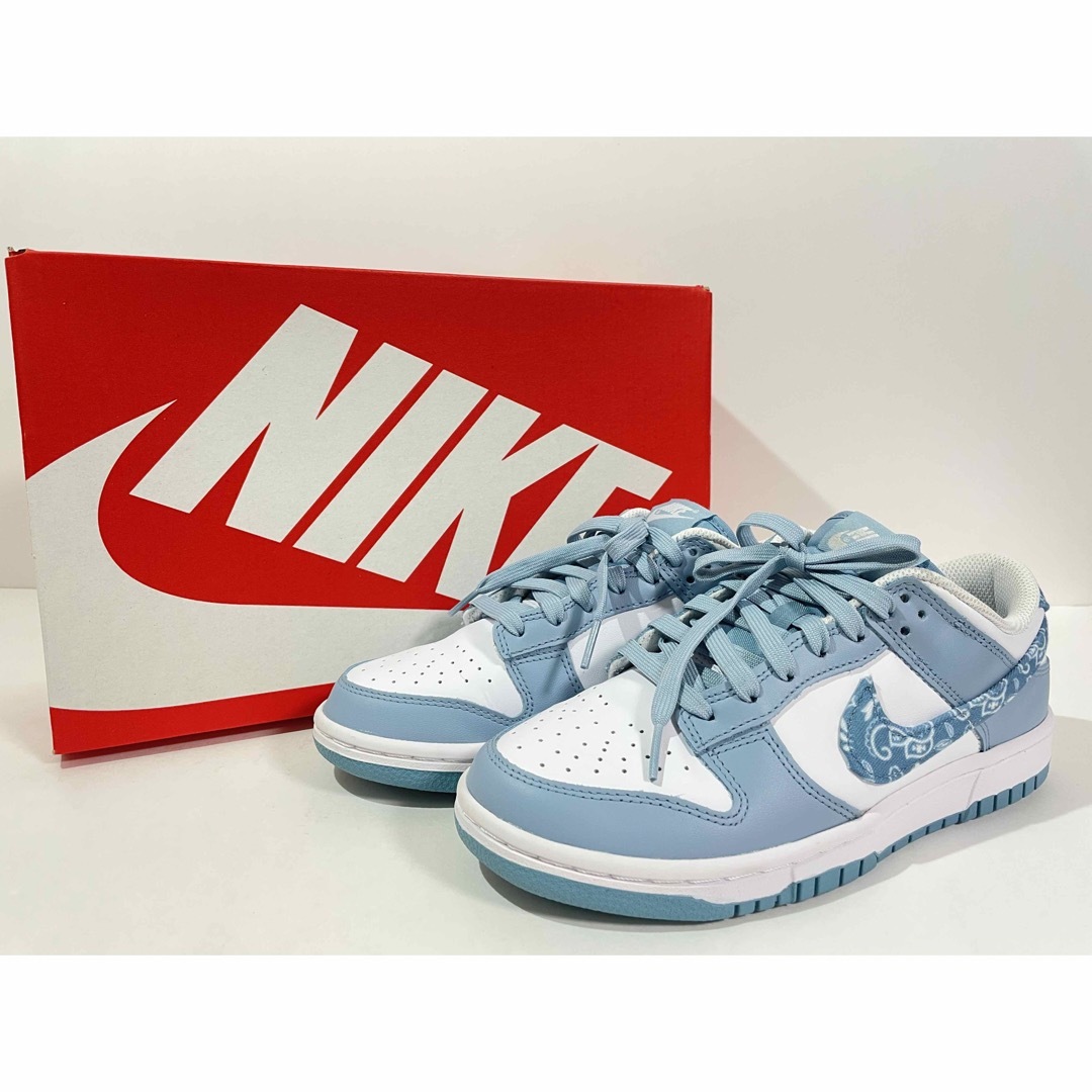 25.5cm NIKE DUNK LOW ナイキ ダンク ペイズリー ブルー