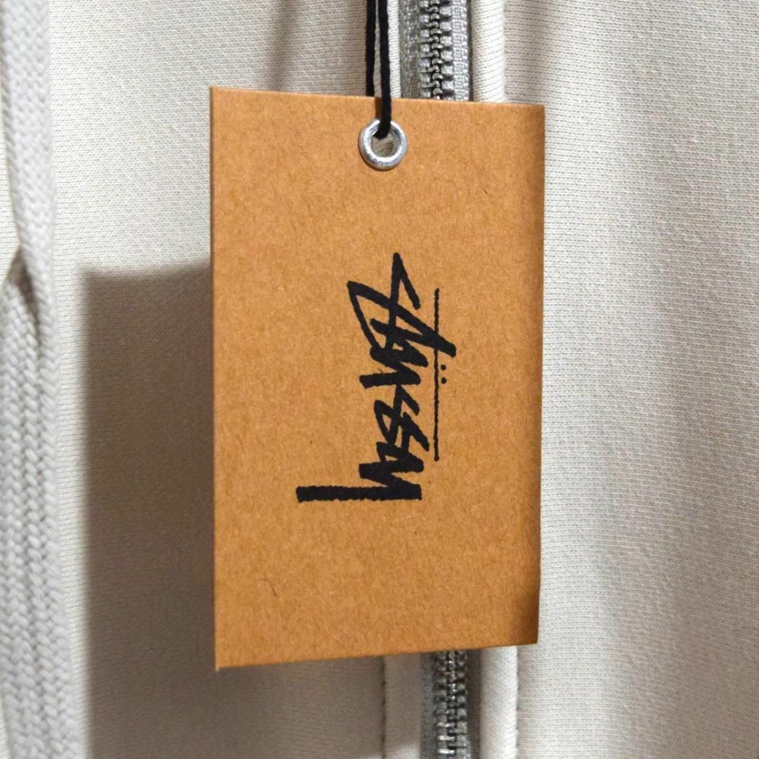 新品 正規品 8ボール ステューシー stussy パーカー ベージュ L