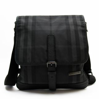 バーバリー(BURBERRY)のバーバリー BURBERRY 斜め掛けショルダーバッグ ナイロン/レザー ブラック系 メンズ 送料無料【中古】 g3799a(ショルダーバッグ)