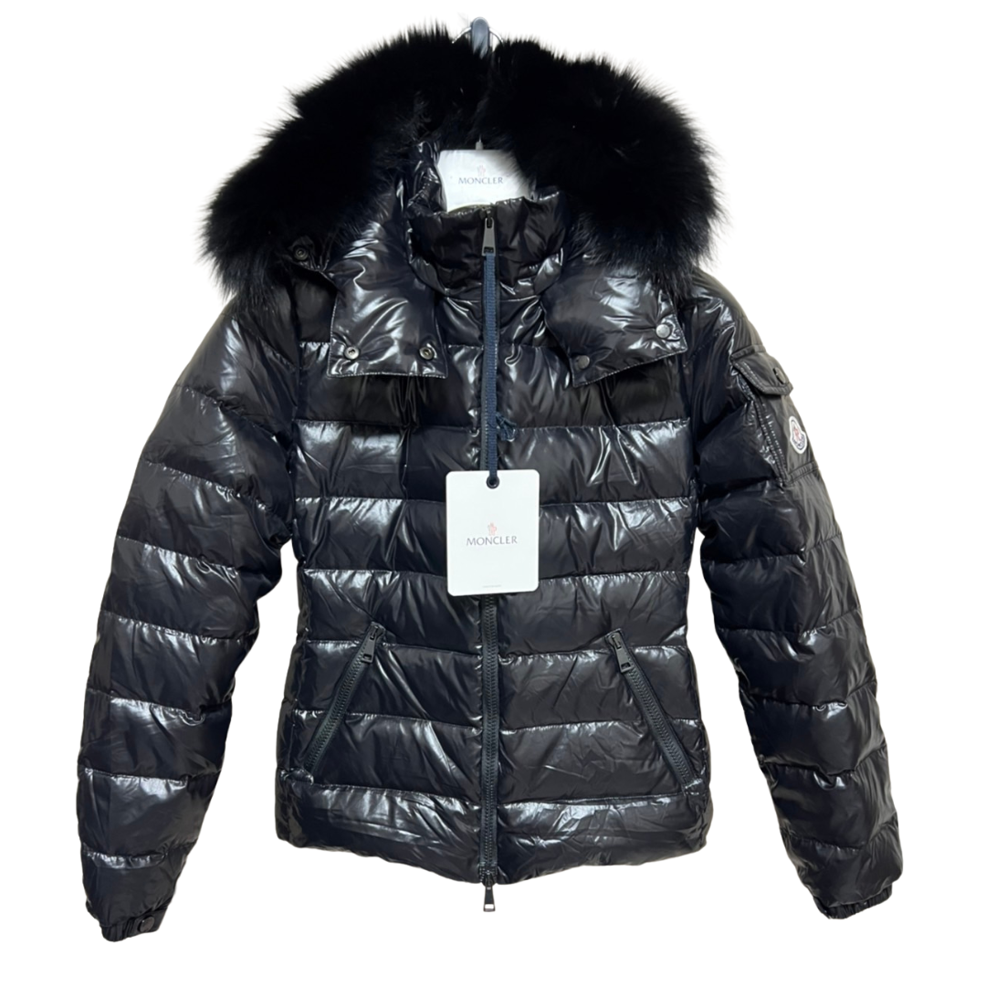 ☆新品・本物保証☆MONCLER BADYFUR ダウンジャケット 1 S 黒色