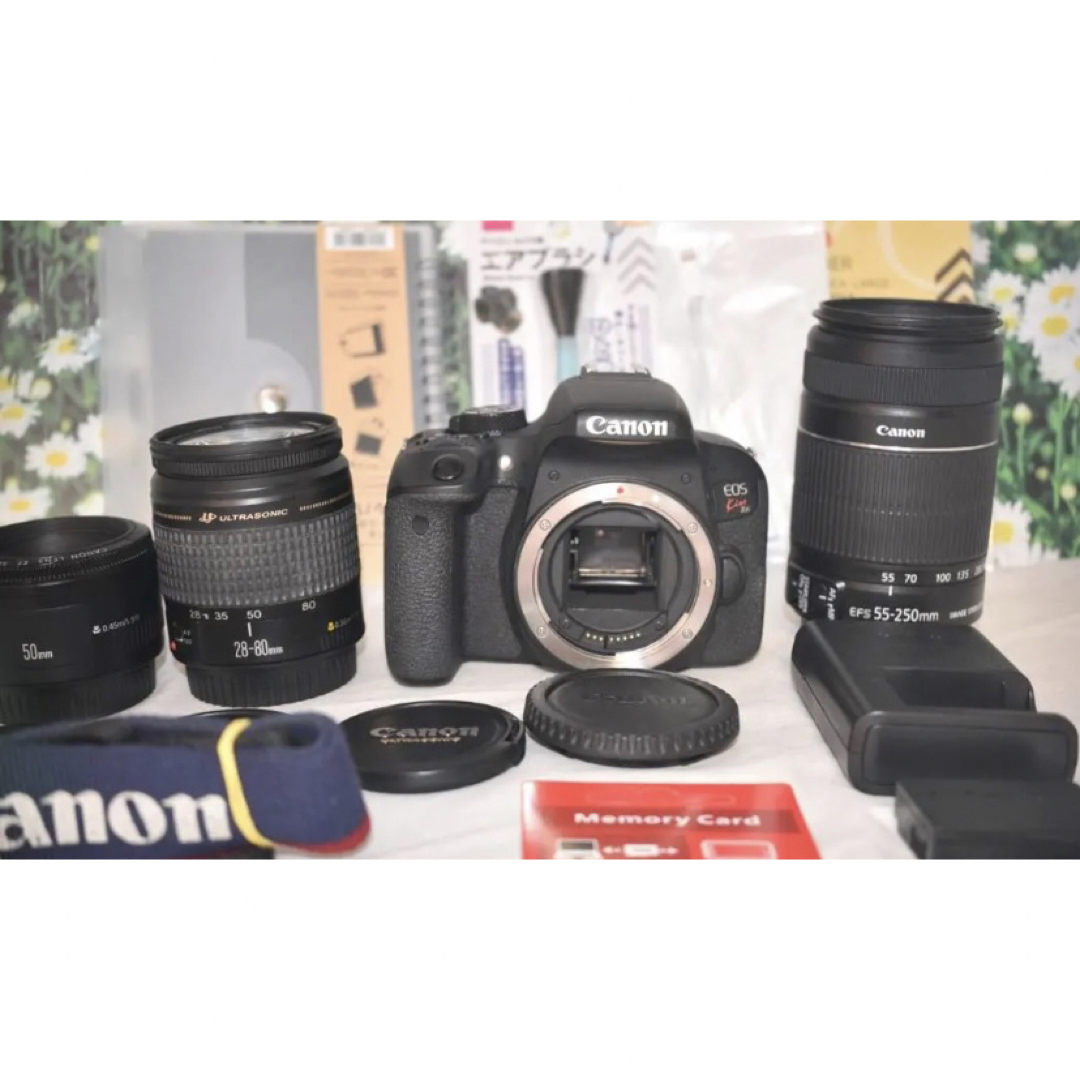 Canon - ❤美品❤canon kiss x9i 標準&望遠&単焦点トリプルレンズ