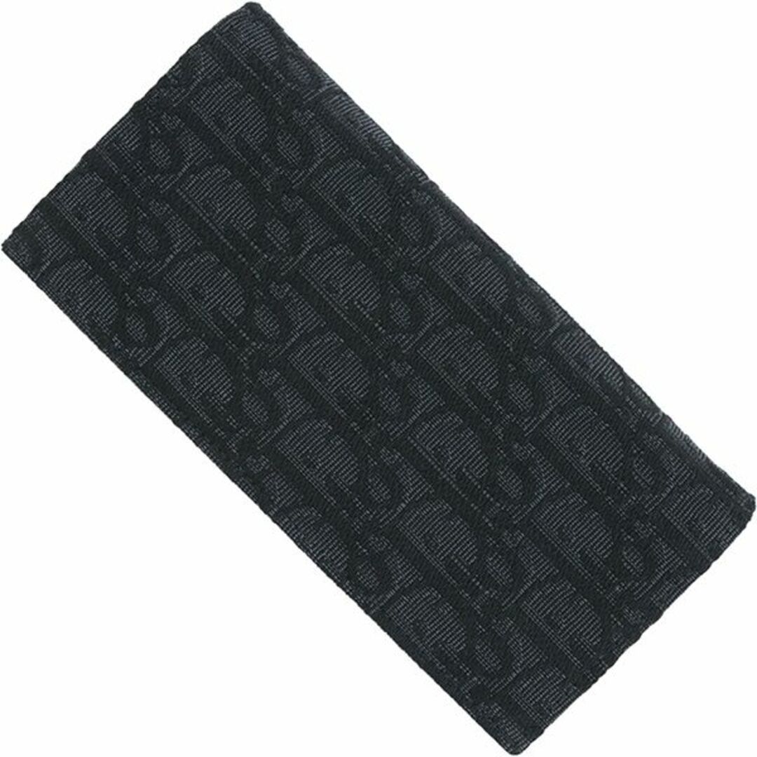 Dior - ディオール 二つ折り 長財布 メンズ オブリーク ブラック ロゴ