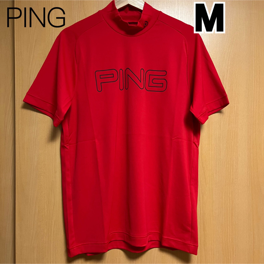 PING - ピン PING メンズ ゴルフウェア ハイネックシャツ PPトリコット