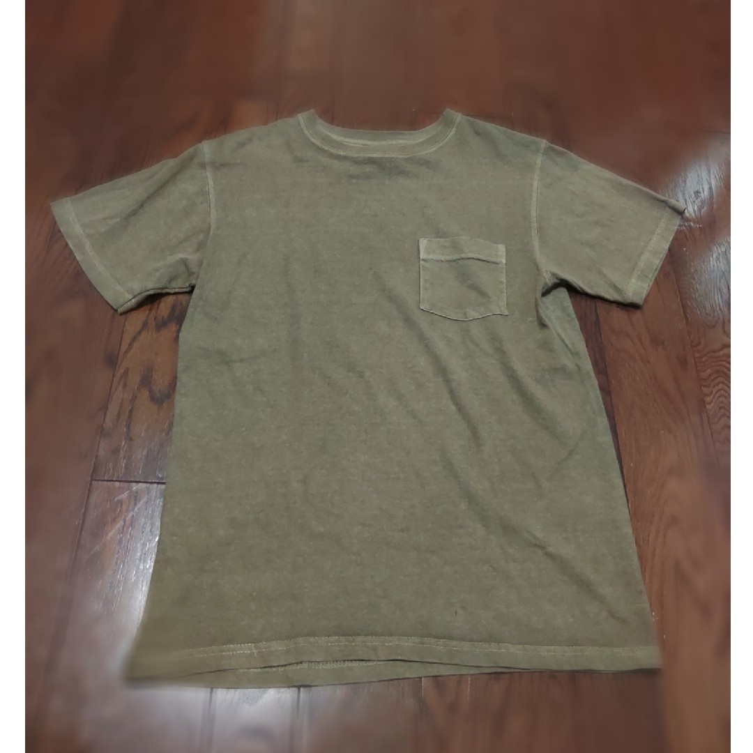 Good On(グッドオン)のGOOD ON Tシャツ　ポケT　S　カーキ メンズのトップス(Tシャツ/カットソー(半袖/袖なし))の商品写真