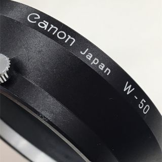 キヤノン(Canon)の希少VINTAGE CANON 35/ F1.5 Lレンズ用 純正レアフード (レンズ(単焦点))