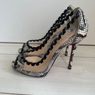 本日削除‼︎美品❣️Christian Louboutin Python❣️ハイヒール