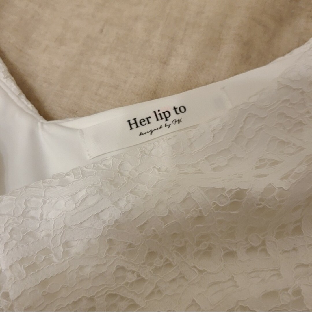 Herlipto ☆como back lace-up dress - ロングワンピース/マキシワンピース