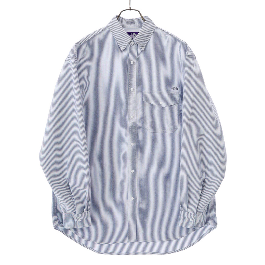 Cotton Polyester Stripe OX B.D. Shirt