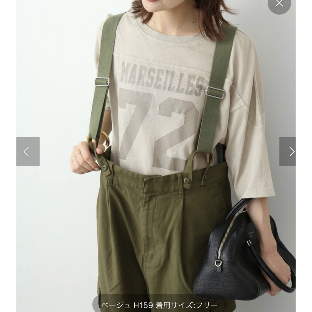 SLOBE IENA(スローブイエナ)の23aw slobeiena ピグメント天竺フットボールTEE メンズのトップス(Tシャツ/カットソー(半袖/袖なし))の商品写真