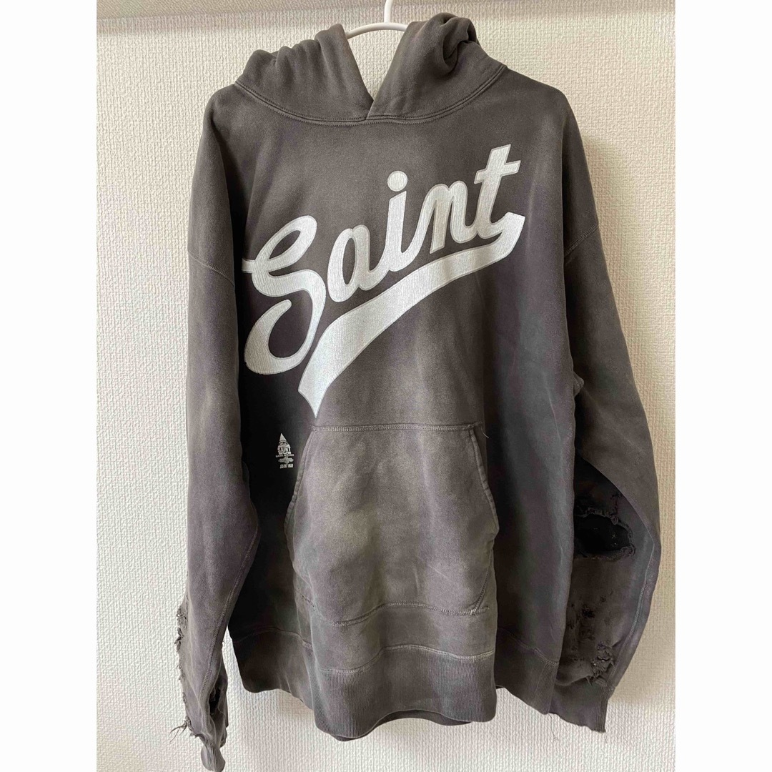 SAINT MICHAEL (セントマイケル) 21AWパーカーヴィンテージ加工-