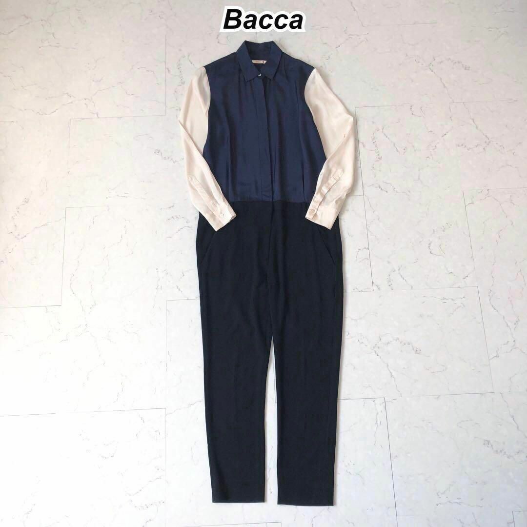 BACCA(バッカ)の【トゥモローランド バッカ】2way 切り替えとろみ素材 オールインワン バッカ レディースのパンツ(オールインワン)の商品写真