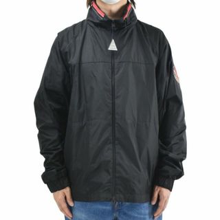 モンクレール(MONCLER)の【BLACK】モンクレール ジーニアス MONCLER GENIUS ナイロンジャケット メンズ ウインドブレーカー フード内蔵ブルゾン ブラック 黒 SHEPPEY GIUBBOTTO【送料無料】(ナイロンジャケット)