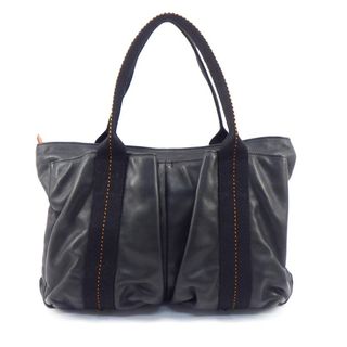 エルメス(Hermes)のHERMES エルメス キャラバン ホリゾンタル MM □M刻印 レザー×キャンバス ブラック 2WAY ショルダーバッグ ハンドバッグ レディース【中古】【送料無料】(ハンドバッグ)