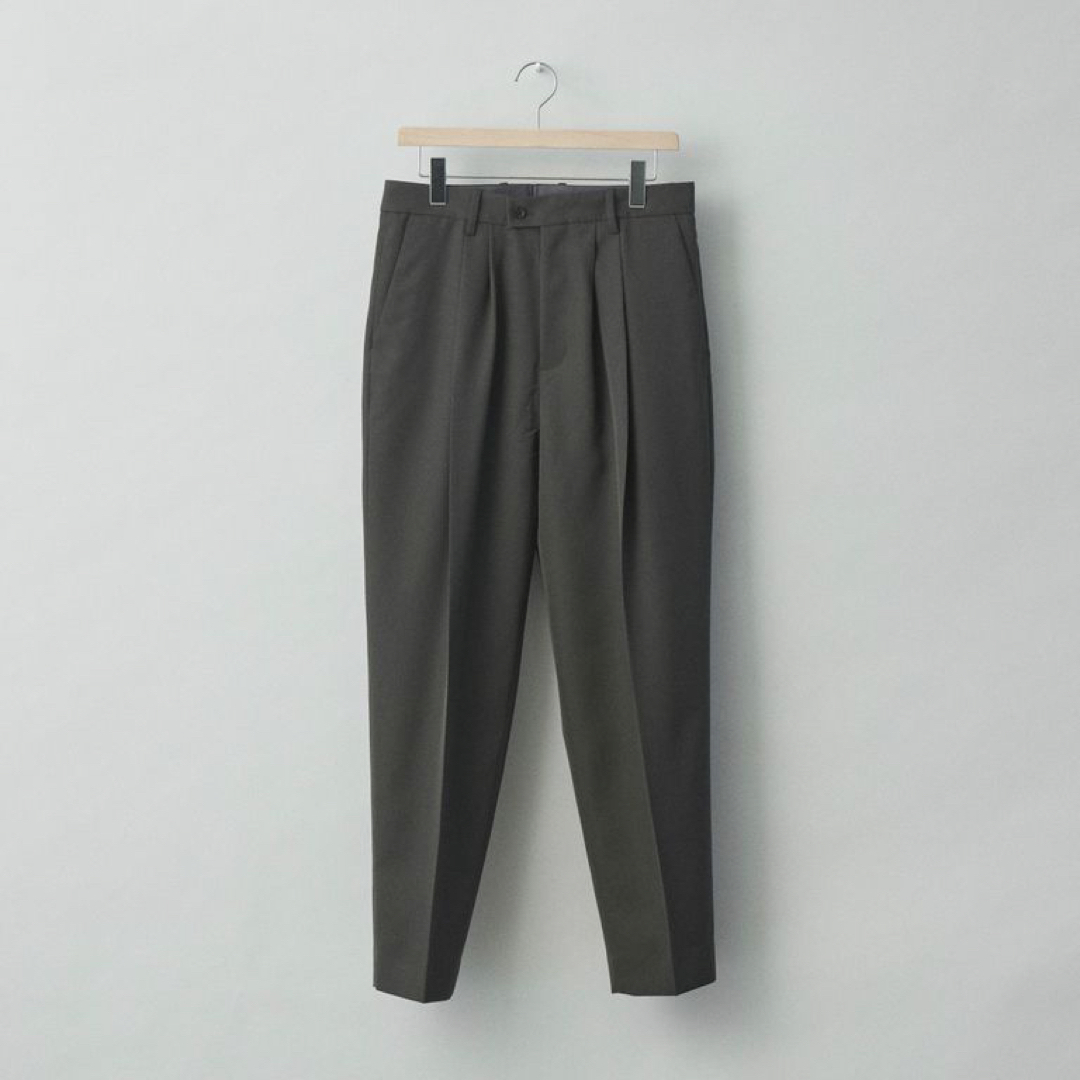 stein WIDE TAPERED TROUSERS sizeM グレー