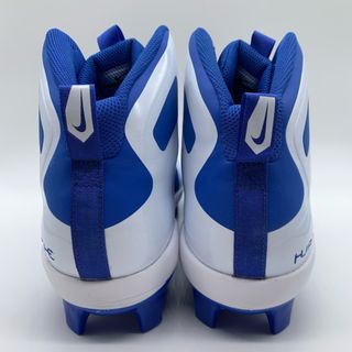 NIKE 野球 スパイク ポイント ホワイト ブルー 27.5㎝ ミドルカット